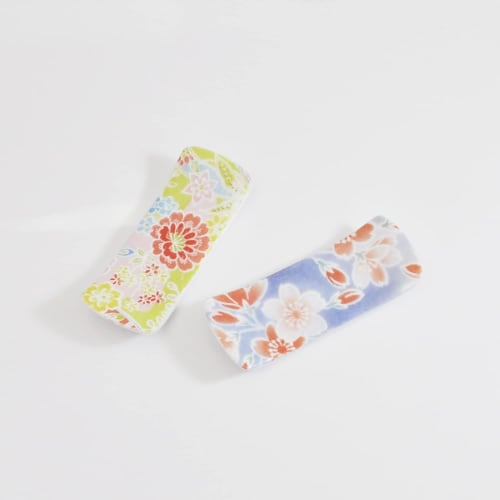 A Pair of Lacquered Chopsticks with a Paulownia Wood Box and Chopstick Rest, Honoka, 2 Pairs, Made In Japan