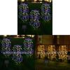 Solar Ground Inset Firework Led Landscape Light Waterproof Yard Decor For Garden