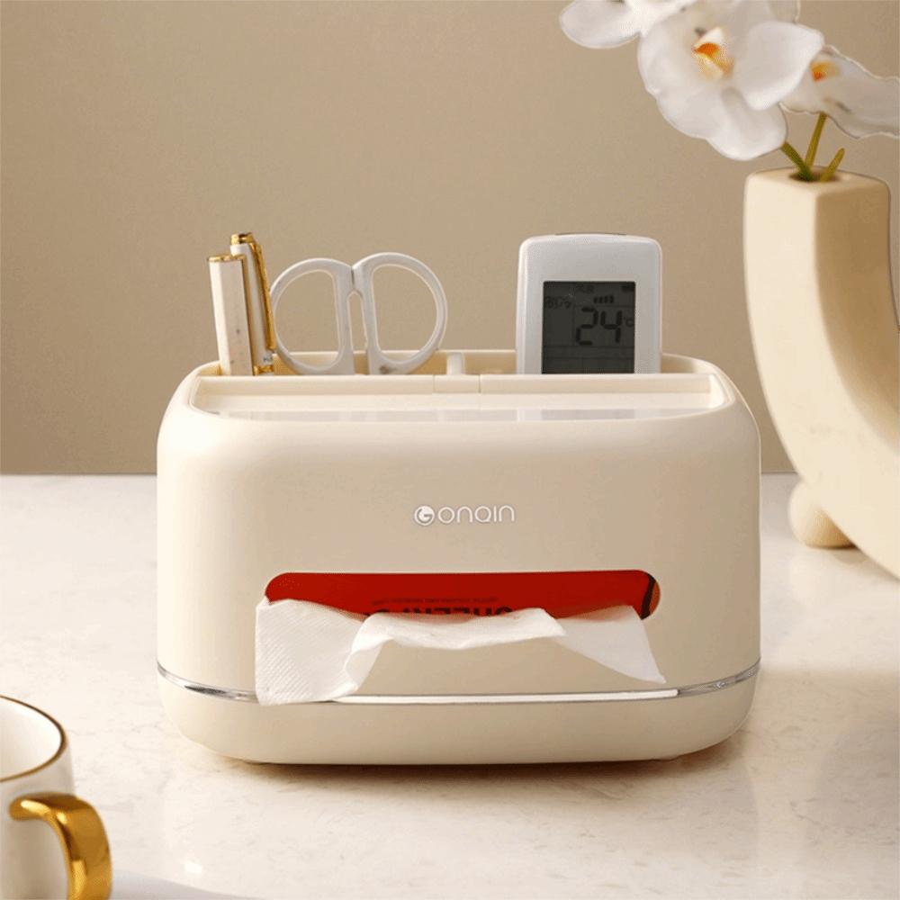 Multi-purpose Tissue Box Exquisite Mobile Phone Holder Paper Storage Box  Living Room
