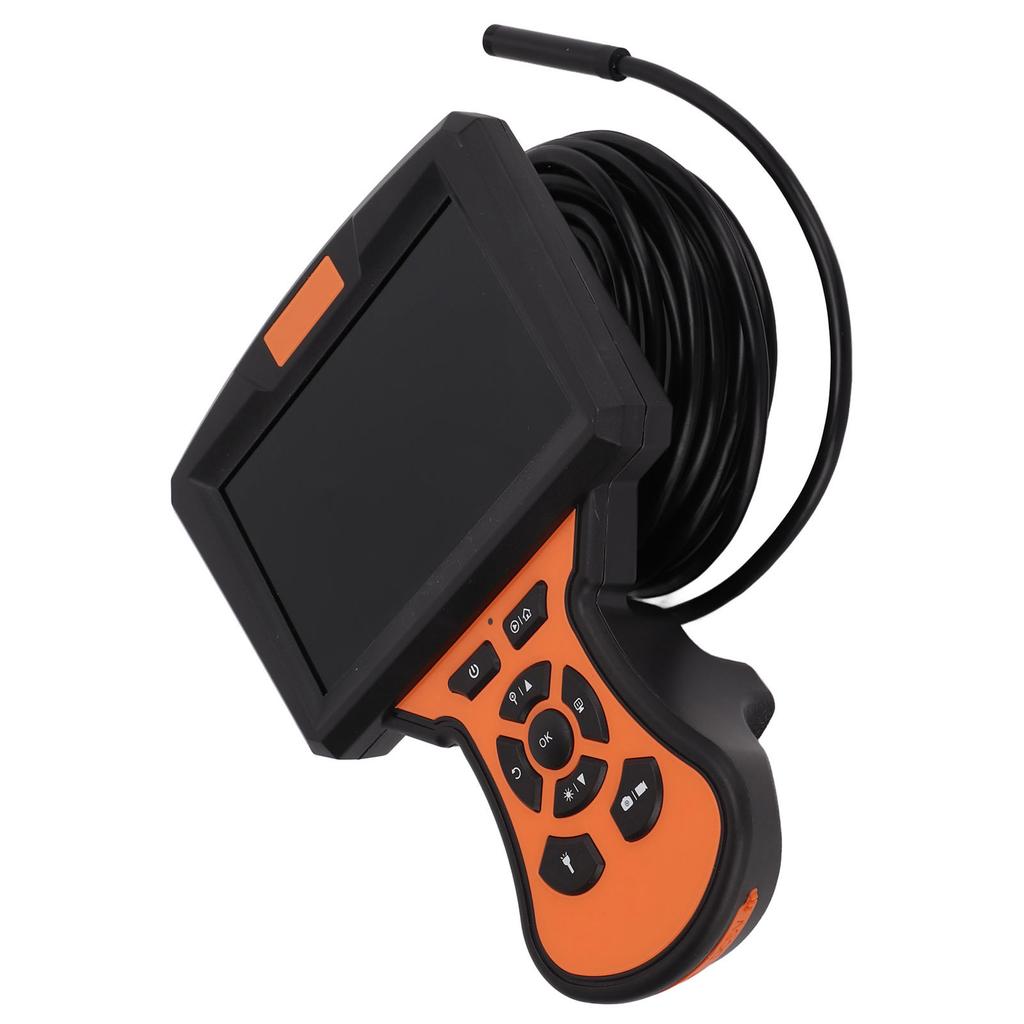 Industrial Endoscope 1080P 2MP Borescope Camera 3X Zoom 8mm Probe Waterproof for Pipe Sewer Drain