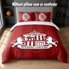 Sunderland Design Bett Bettwäsche Set 1 Bettbezug + 2 Kissenbezüge Weich Atmungsaktiv Haushalt Bettwäsche