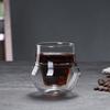 Double Glass Coffee Mug Minimalistic Glass Double-Wall Drinking Mug Creative Thermal Mugs Glasses For Tea Coffee Latte Cappucino