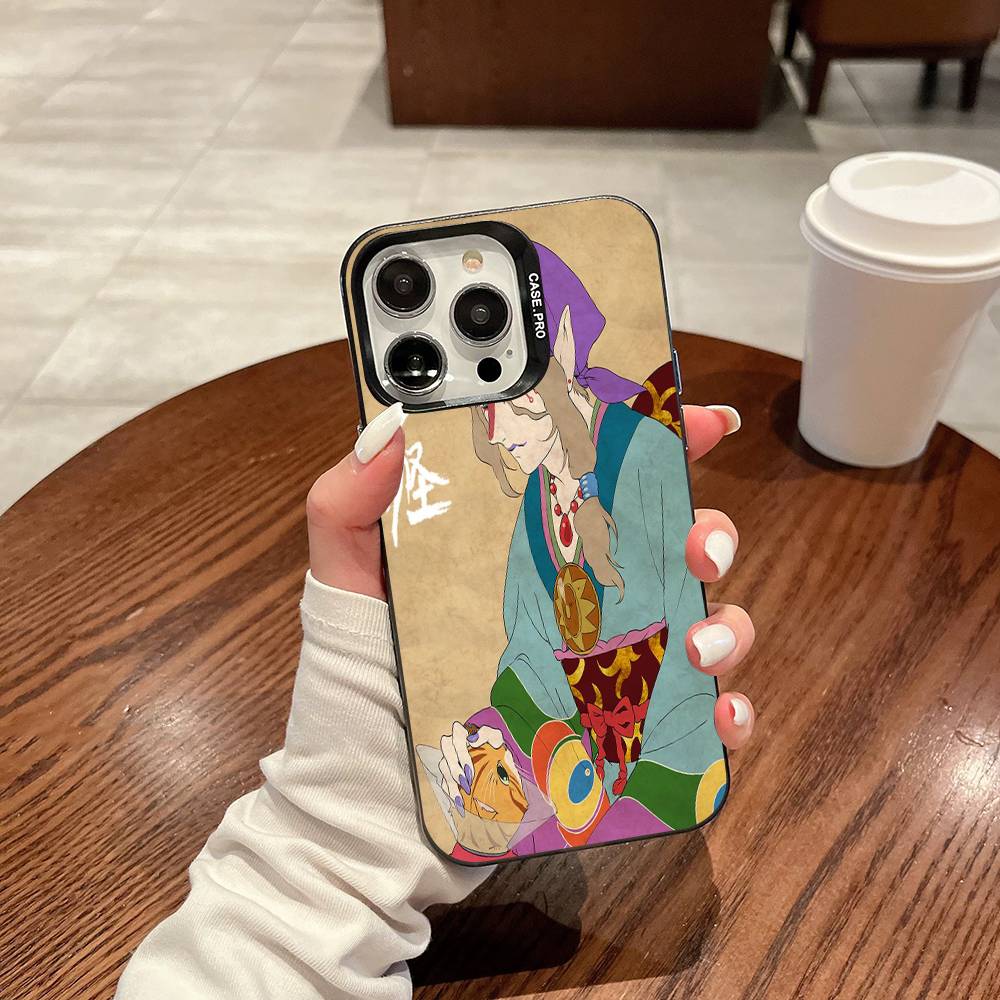 Mononoke Kusuriuri Anime Phone Case For IPhone 17 16 15 14 13 12 11 Pro MAX Matte Shockproof Back Anti Fall Matte Cover iPhone 16 pro