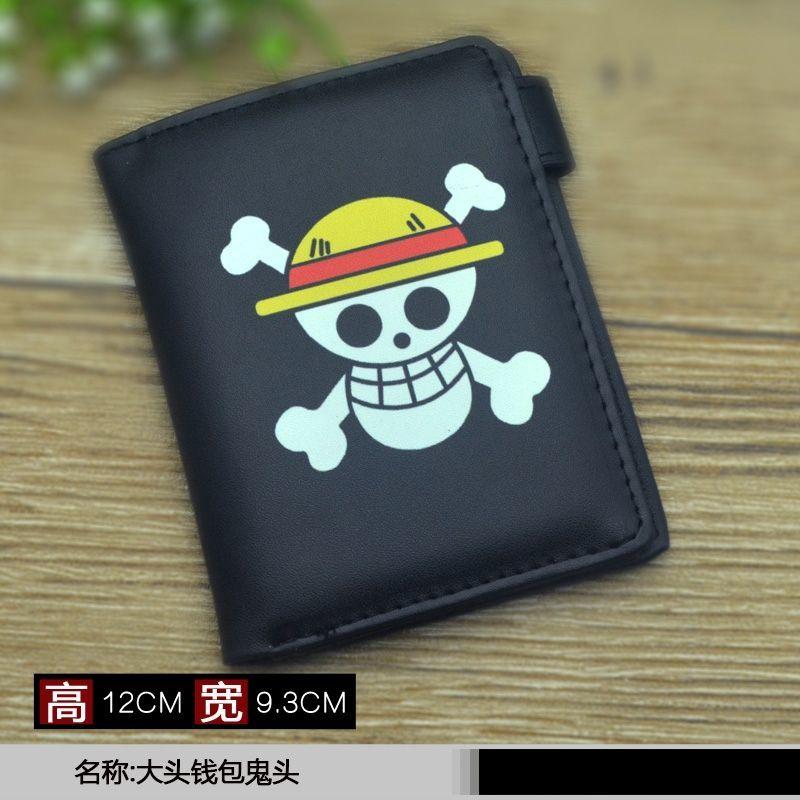 Anime One Piece Wallet Luffy Zoro Tony Tony Chopper PU Print Coin Purse Cartoon Kawaii ID Card Holder Short Wallet Kid Gifts
