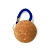 Round Floating Cork Keyring Ball Wooden 2pcs Accessories