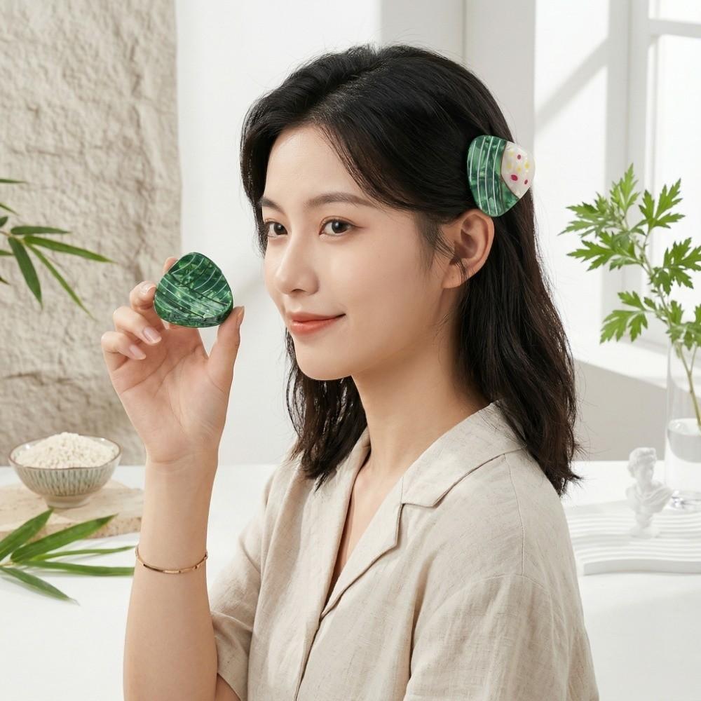 Waterproof Acetic Acid Hair Claw High-Quality Rice Dumpling Hairgrips Gift for Loong Boat Festival