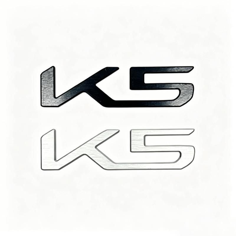 Compatible with the New K5 Trunk Badge, SPORTAGE Car Sticker, Aluminum Alloy Sticker, Fender KN Trunk Sticker