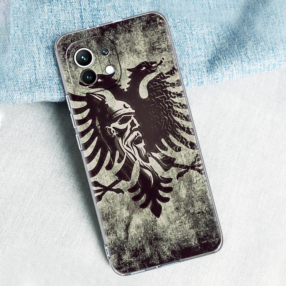 Albanien Albaner Flagge Für Poco X5 X3 NFC F5 F4 F3 M3 Handyhülle Für Xiaomi 12T 12 13 Lite 11 Ultra Mi 10T 5G 11X Pro 11T Hülle