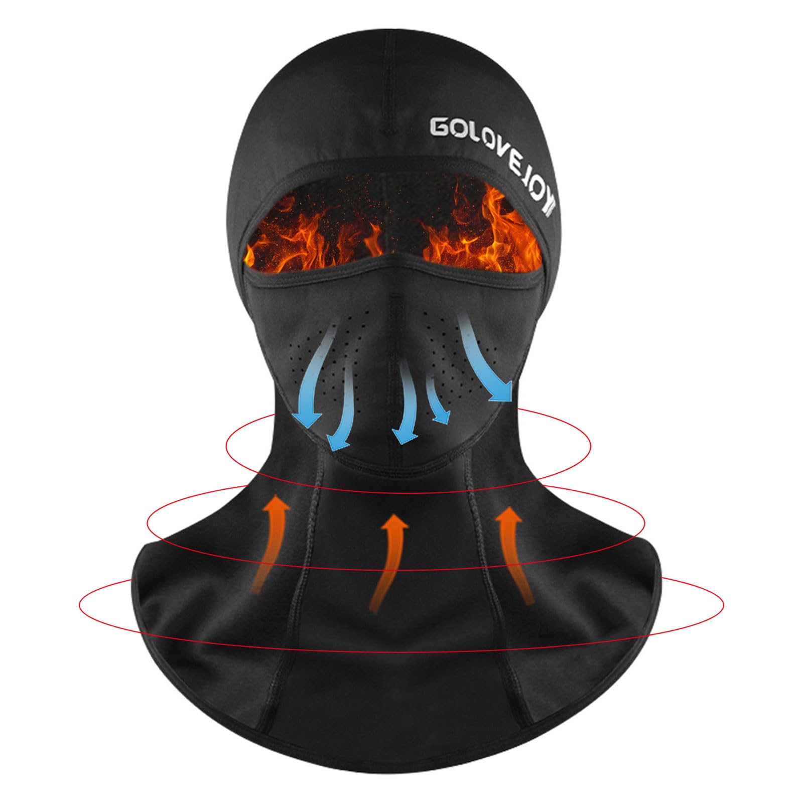 

Neck Winter Neck Not Face Cold Brushed High Heat Mountain Unisex [JISONCASE] Warmer, Guard, Stuffy, Balaclava, Earmuffs, Cover, Protection, Windproof,