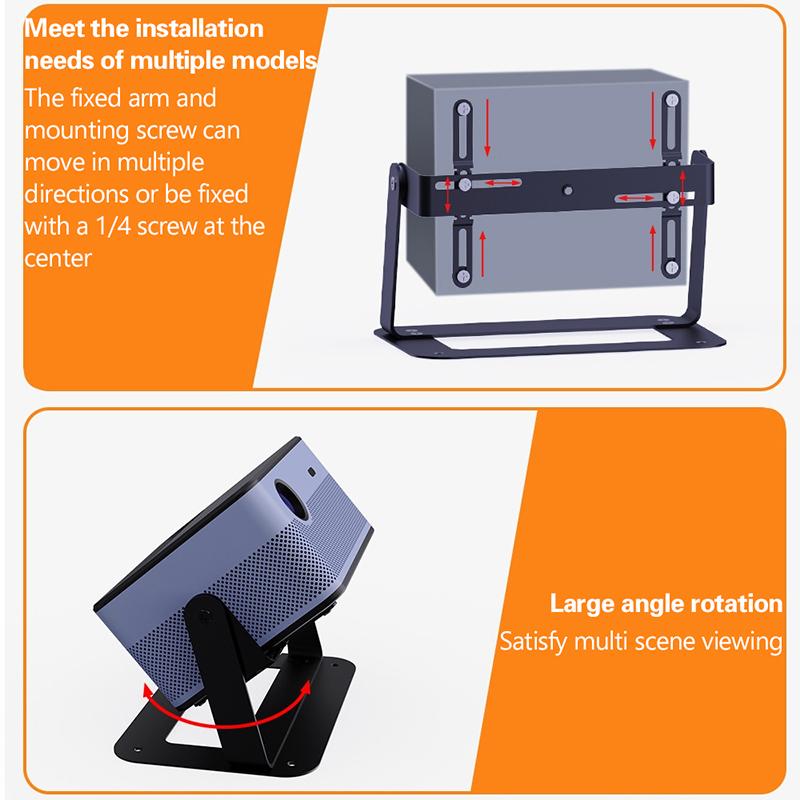 Table Projector Stand Desktop Mobile 360° Multi-Angel Projector Mount Universal Base Bracket For Xgimi Horizon Mijia Mogo