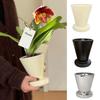 Silver Color Phalaenopsis Orchid Pot Ceramic Plants Container New Gardening Supplies