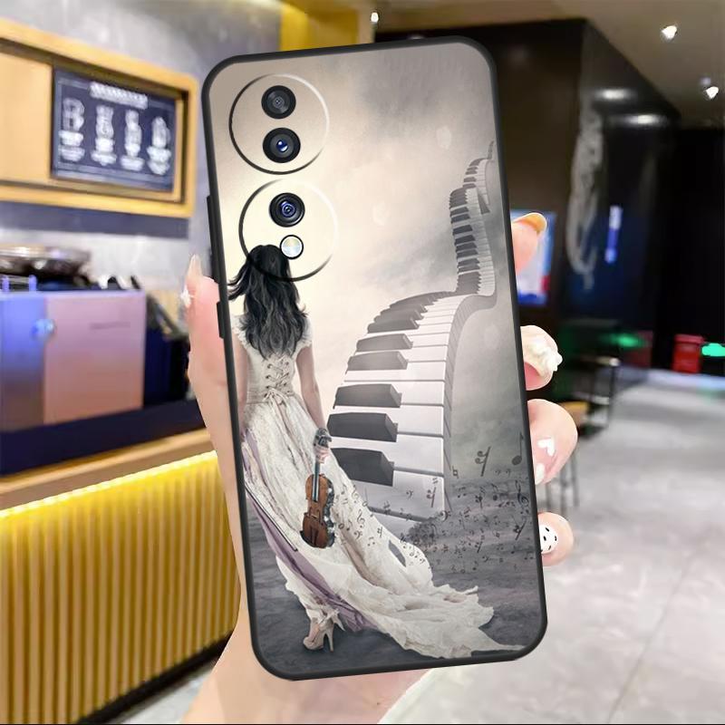 

Violin Piano For Honor Magic 8 7 6 5 Lite Case For Honor 200 400 Pro 50 70 90 X8c X8b X9a X9b X9c Win RT Honor X8b