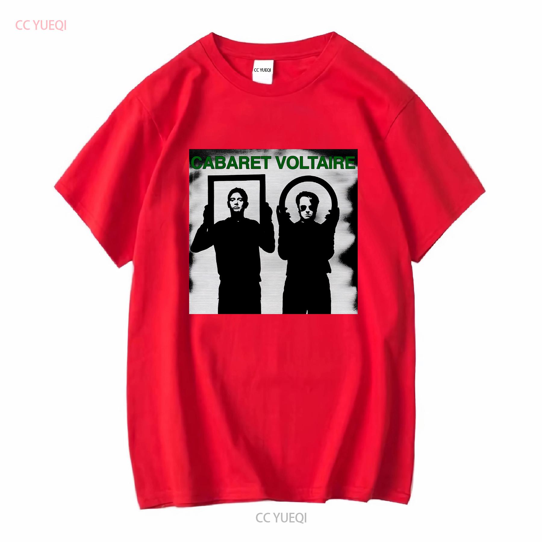 Cabaret Voltaire T Shirt Industial Postpunk long or short sleeves vintage Washed Casual Stretched homme fashion S