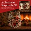 Paper Christmas Greeting Card 3D Pop-up Festive Greeting Card  Christmas Supplies