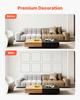 Wall Molding 12 Pack, 51 X 51 Cm Wainscoting Panels Kit, Lightweight Paintable Polystyrene, Easy To Install, Waterproof Accent Wall Trim for Interior