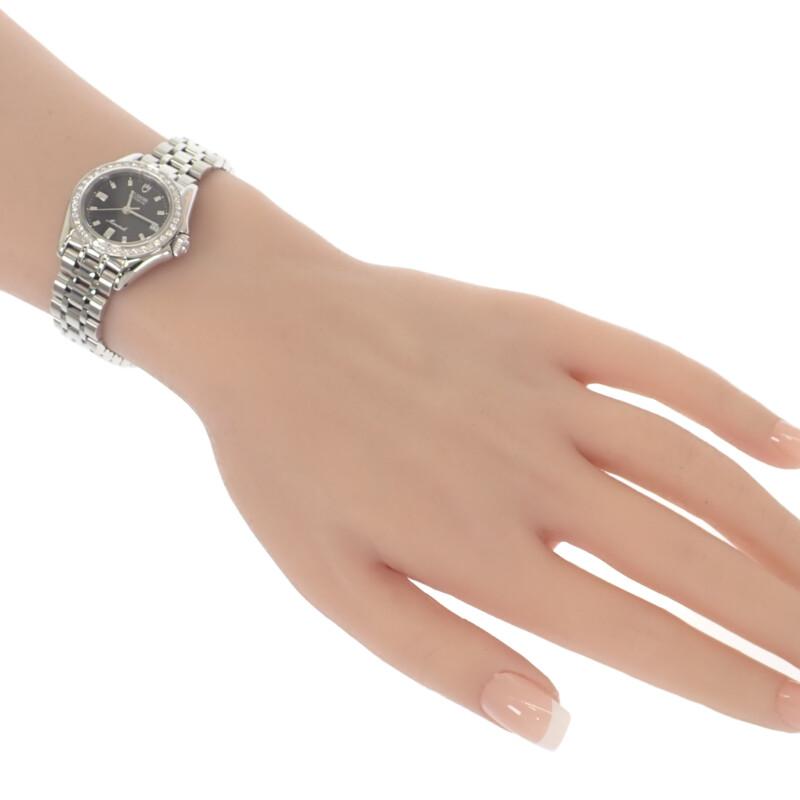 TUDOR  15810 Watches Stainless Steel Women blackDial