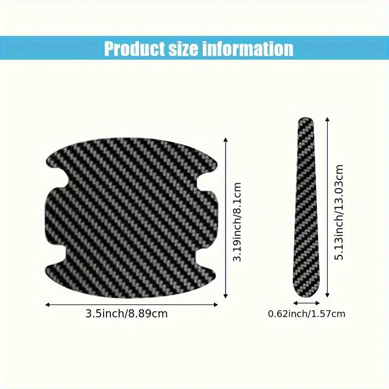 8Pcs Car Door Bowl Anti Scratch Sticker Clear Handle Protection Paint Film Car Accessories