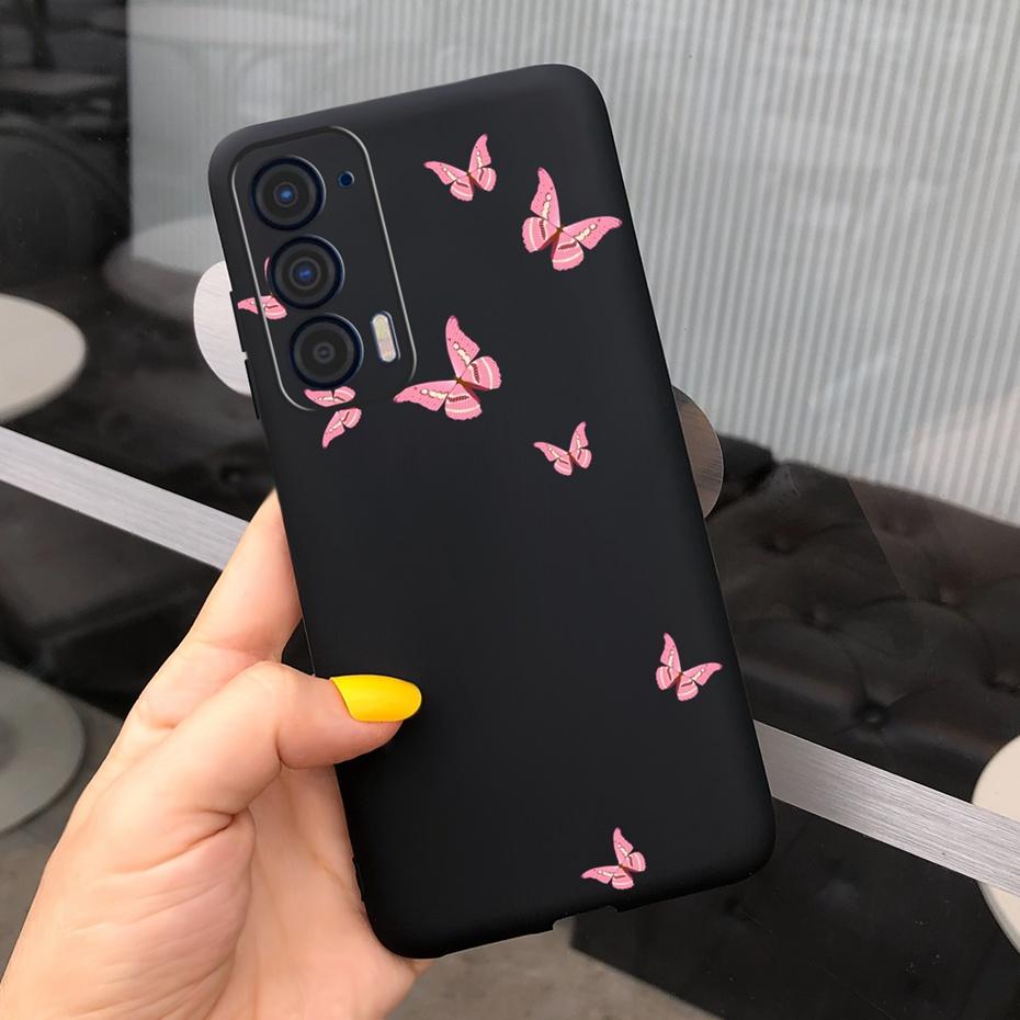 Silicon Case For Motorola Edge (2021) / Edge 5G UW (2021) Fashion Sunflower Daisy Pattern Soft Phone Cases For Edge 2021 XT2141