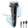 Electric Shaver Shave Low Triple Blades 120 Minutes of Continuous Reciprocating IPX7 Large LED Close Remaining Shave Lock Electric Electric