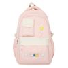Large Capacity Schoolbag Japanese Simple Style Backpack Solid Color Student Bag