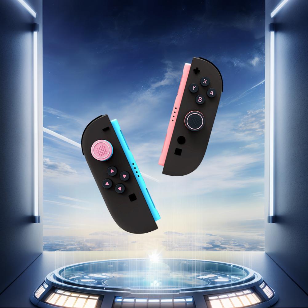 Joystick Cap & Button Stickers Button Grips Caps Non Slip Keys Sticker Button Sticker Covers for Switch 2 Joy-Con Accessory
