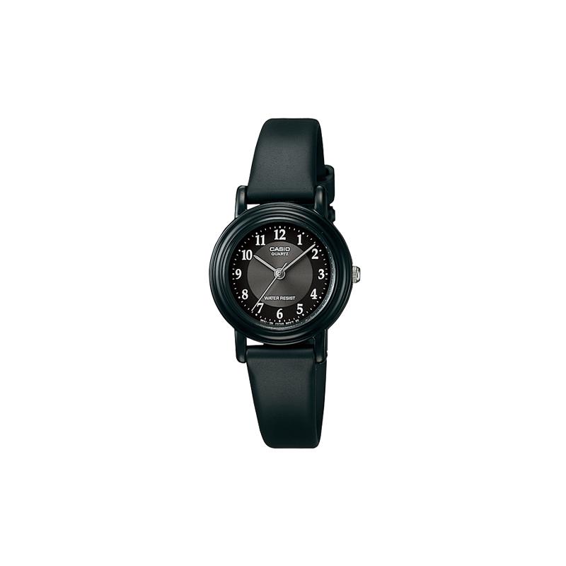 

Casio YOUTH series-LQ disc three-hand, elegant and simple, retro fashion, quartz movement, resin strap, Japanese and Korean watch, LQ-139AMV-1B3 чёрный