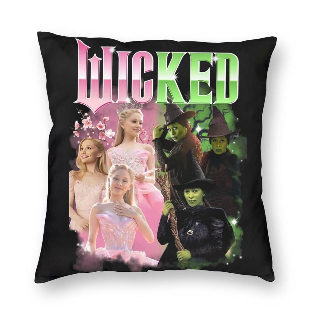 Wicked For Good Glinda Pillowcase Soft Polyester Cushion Cover Decor Throw Pillow Case Cover Home Square cm
