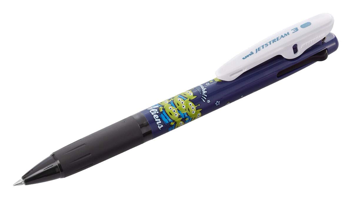 

Шариковая ручка Mitsubishi Pencil серии Disney Jetstream SXE 3-цветная, 0,5 мм «Инопланетянин» чёрный