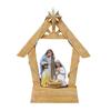 Festive Nativity Manger Scene Resin Birth Statue Figurine Table Decoration for Christmas Celebrations