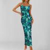 New Spring Style Stylish and Elegant Printed Temperament Sleeveless Suspender Dress Outfit