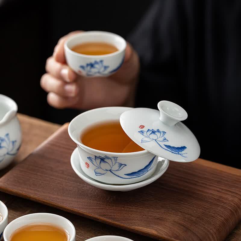 Youluo Ceramic Gaiwan Tea Cup