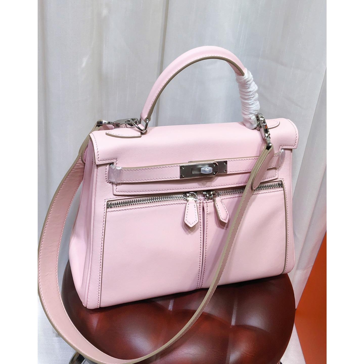 

Premium first layer cowhide lakis28 genuine leather women s bag double pocket zipper handbag shoulder bag 28*12*21cm