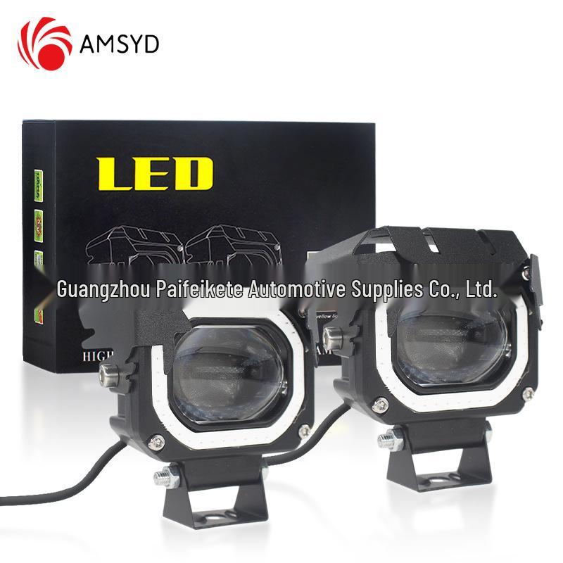 Multi-Color High Brightness Motorcycle Headlight DRL Spotlight Bulb for Electric Vehicles.