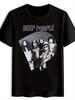 Vintage Heavy Metal Band T-shirt - Deep Purple Inspired Graphic Tee