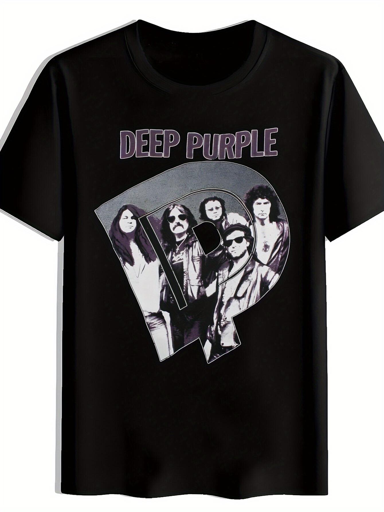 Vintage Heavy Metal Band T-shirt - Deep Purple Inspired Graphic Tee L