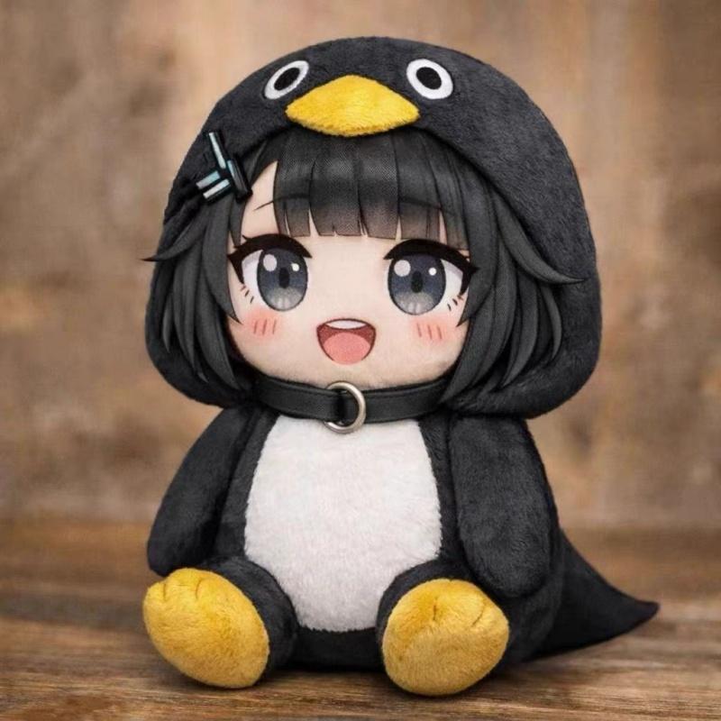 25cm Cute Plush Doll Penguin Gugugaga Can Make Sound Plush Toy Fans Decoration Birthday Gift