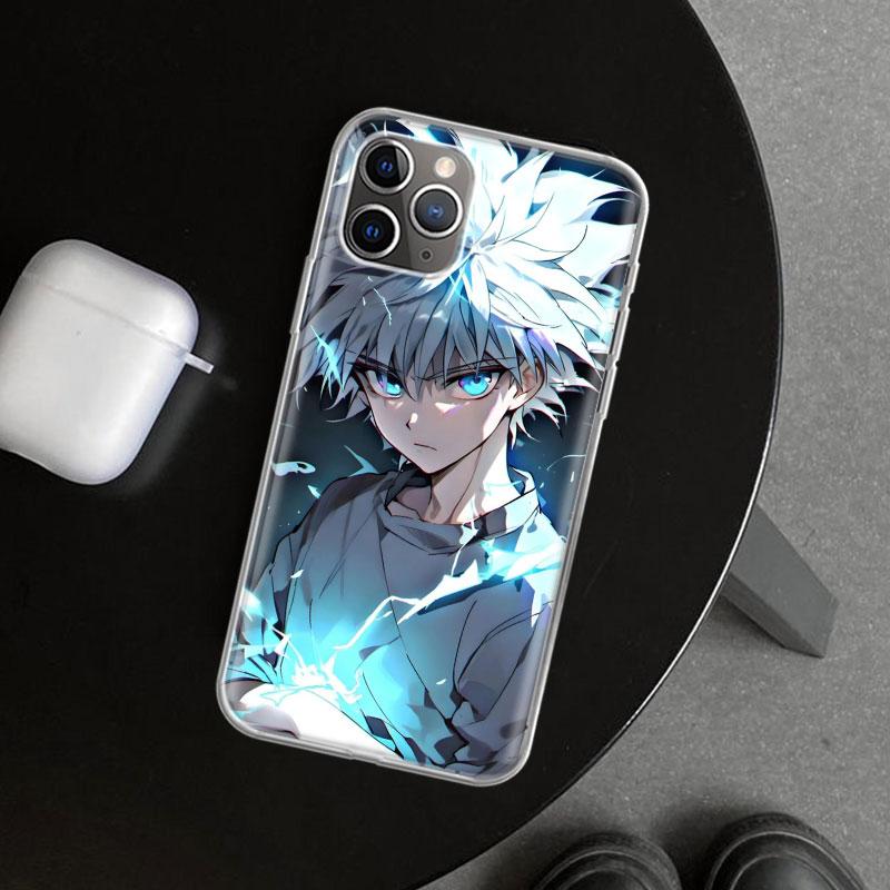 Huner X-Hunters Killua Phone Case Cover for iPhone 11 12 13 Mini 14 15 Plus 16 Pro Max 17 Air 7 8 + SE Art Customized Fundas 11