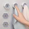 Wall Mount Plastic Holder, Easy Install, Multi-functional Home and Kitchen Organizer, Casual Style Cloth Holder