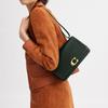 Coach Bandit 24 Multifunctional Pocket Flap Closure Envelope Bag Women Shoulder Bag Dark-Green CC416-B4RFT