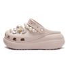 Crocs Bubble Jellyfish Pink Bead Bubble EVA Sweet and Cute Personality Hole Shoes Unisex Pink