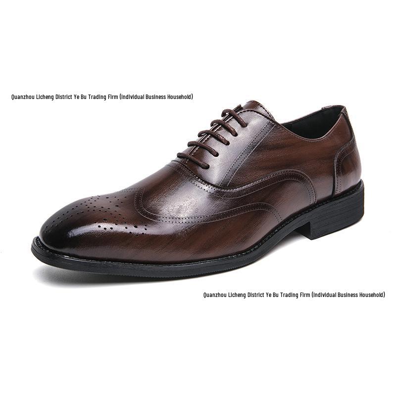 

Men s Formal & Casual Autumn Leather Lace-Up Shoes with Square Toe - European & American Style, Fashionable Large Size for Office Wear 44