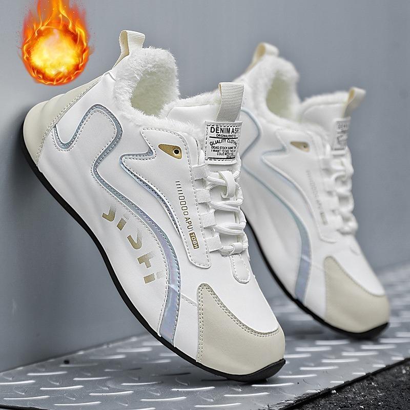 Winter Men's Cotton Shoes To Keep Warm and Velvet Fashion Sports Shoes