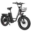 Bicicleta Elétrica Philodo T1 Motor 750W Pneus Gordos 20" Bicicleta Elétrica Urbana para Adultos 7 Velocidades Freio Hidráulico Duplo 48V 20Ah Carga Máxima 150Kg