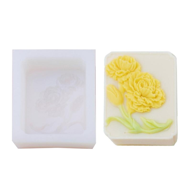 

Multi Purpose Silicone Floral Mold DIY Candle Soap Plaster Car Diffuser Craft Reusable Baking Decoration