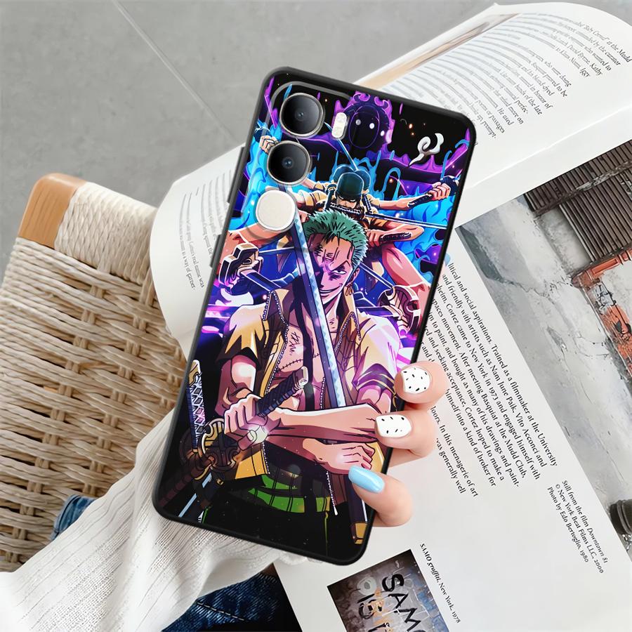 

Чехол с рисунком из аниме One Piece для Vivo Y50 Y95 V27 Y51S Y78 Y71 Y91 V21E V23 Y52S Y93 V29 Y75 Y81 V25 V30 Y53S Чехол для телефона vivo Y75
