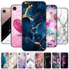 For Apple iPhone SE4 Case Marble Print Soft TPU Silicon Back Cover for iPhone SE 2025 2020 2022 2016 SE 4 Phone Cases Shell