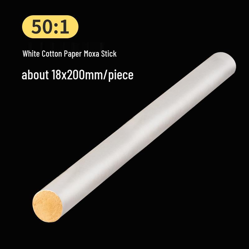 50:1 Gold Moxa Sticks - Three-Year Aged Rolled Mugwort for Moxibustion Therapy