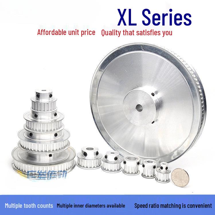 Synchronous Pulley XL, 30 Teeth, BF Type, Groove 11mm, Keyway Bore 5-25mm, Boss with Setscrew