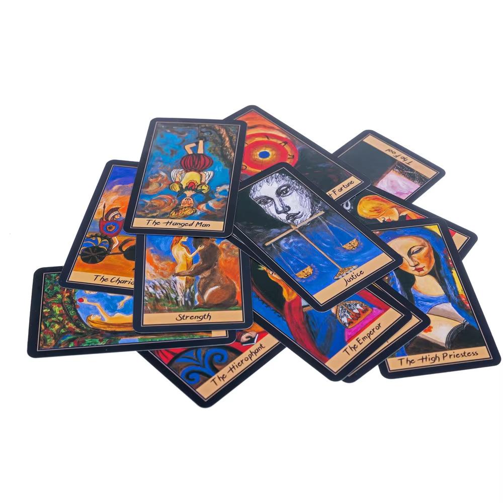 The Wheel of Fortune Tarot Card Oracle Card Entertainment Party Board Game Tarot Deck English