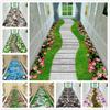 Pastoral Living Room Area Rug Flower Grass Path Hallway Corridor Rug Carpets 3D Plants Lawn Coffee Table Mat Kitchen Bedroom Rug